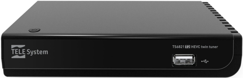 TELESYSTEM Decoder digitale terrestre Telesystem TS6821 Full HD DVB-T2 HEVC